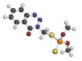 Azinphos-methyl organophosphate insecticide. Acts as neurotoxin through the inhibition of acetylcholinesterase