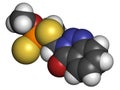 Azinphos-methyl organophosphate insecticide. Acts as neurotoxin through the inhibition of acetylcholinesterase