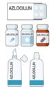 Azlocillin is an antibiotic used to prevent and treat a number of bacterial infections