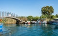 Azmak River in Akyaka District in Ula, Mugla, Turkey.