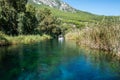 Azmak River in Akyaka District in Ula, Mugla, Turkey.