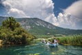 Azmak River from Ula / Akyaka / Mugla Royalty Free Stock Photo