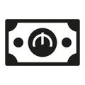 AZN manat icon. Azerbaijan currency vector illustration Royalty Free Stock Photo