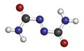 Azodicarbonamide food additive molecule. Used in bread production as flour improving agent and as blowing agent in the production.