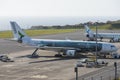 Azores Airlines CS-TRY parked at the apron of JoÃÂ£o Paulo II Air