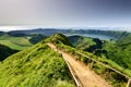 Azores amazing lpanoramic andscape Royalty Free Stock Photo