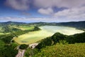 Azores landscape in Lagoa das Furnas Royalty Free Stock Photo