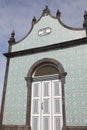 Azores traditional chapel, imperio, in Faial island. Portugal