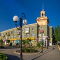 Azov avenue in Berdyansk, Ukraine