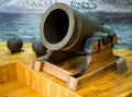 Model 15 pood siege mortar `, an exhibit of the Azov Historical and Archaeological Museum