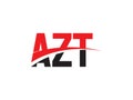 AZT Letter Initial Logo Design Vector Illustration Royalty Free Stock Photo