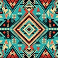 Aztec background, design seamless pattern Royalty Free Stock Photo