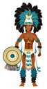 Aztec Carnival Costume Royalty Free Stock Photo