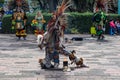 Aztec dance in the forest of Chapultepec Royalty Free Stock Photo