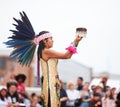 Aztec Dancer Royalty Free Stock Photo