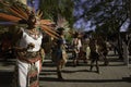 Aztec dancer Royalty Free Stock Photo