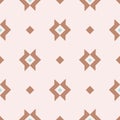 Aztec ethnic seamless pattern. Simple brawn native American tribal illustration, geometric symbols background. Royalty Free Stock Photo