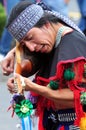 Aztec folklore in Zocalo Square, Mexico City