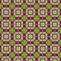 Aztec or Inca Themed Seamless Background