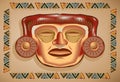 Aztec Mask Royalty Free Stock Photo