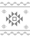 Aztec pattern abrstrac Royalty Free Stock Photo