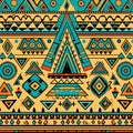 Aztec Patterns background, design seamless pattern Royalty Free Stock Photo
