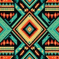 Aztec Patterns background, design seamless pattern Royalty Free Stock Photo
