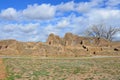 The Aztec Ruins National Monument preserves ancestral Pueblo structures Royalty Free Stock Photo