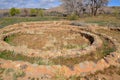 The Aztec Ruins National Monument preserves ancestral Pueblo Royalty Free Stock Photo