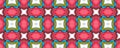 Aztec Seamless Pattern. Ethnic Tile Print. Floral