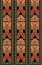 Aztec style cross stich motifs design front and back stylish