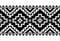 Aztec style vector ornament black white