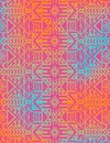 Aztec tribal mexican seamless pattern