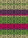 Aztec tribal mexican seamless pattern Royalty Free Stock Photo