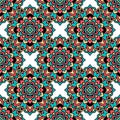 Aztec tribal pattern, outline style Royalty Free Stock Photo