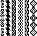 Aztec Tribal Pattern Royalty Free Stock Photo