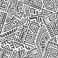 Aztec Vector Seamless Pattern Royalty Free Stock Photo