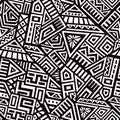 Aztec Vector Seamless Pattern Royalty Free Stock Photo