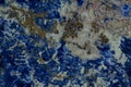 Azul Bahia, Blue Bahia, blue granite, blue marble. Texture. Close-up