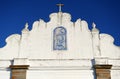 Azulejo in the Church of Santa Maria da Lagoa, Monsaraz, Portugal, southern Europe Royalty Free Stock Photo