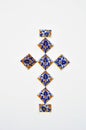 Azulejo decoration of tiles, Obidos, Portugal Royalty Free Stock Photo