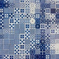 Azulejo portuguese ceramic tiles background