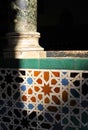 Azulejos, Alcazar Royal palace in Sevilla, Spain