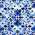 Azulejos portuguese azulejos seamless pattern AI Generated