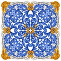 Azulejos Portuguese watercolor