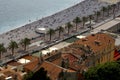 Azur coast beach, Nice, France