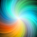 Azure blue and orange abstract background