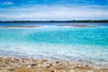 Azure lake in central Poland Royalty Free Stock Photo