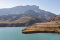 Azure lake in the mountains. Royalty Free Stock Photo