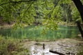 Azure Lake, Poland Royalty Free Stock Photo